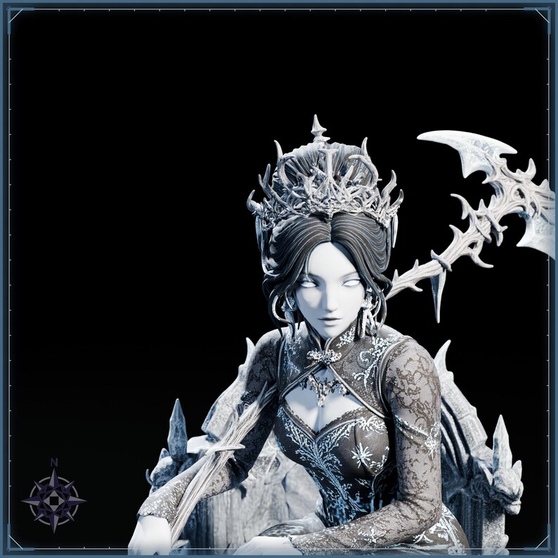 Frost Reaper STL file for 3D printing - fantasy statue, image 9 of 11