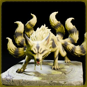 Toxic Kitsune STL file for 3D printing - fantasy statue, image 9 of 11