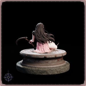Sakura Reaper STL file for 3D printing - fantasy statue, image 6 of 11