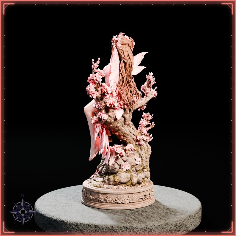 Spring Spirit STL file for 3D printing - fantasy statue, image 5 of 11