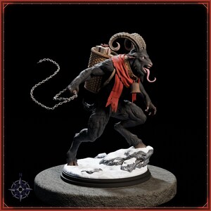 Krampus STL file for 3D printing - fantasy statue, image 8 of 11