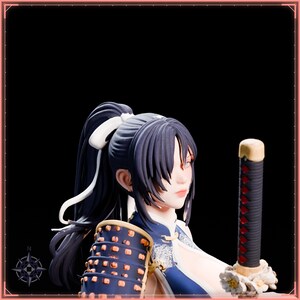 Samurai STL file for 3D printing - fantasy statue, image 11 of 11