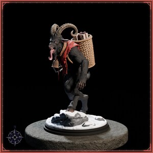 Krampus STL file for 3D printing - fantasy statue, image 3 of 11