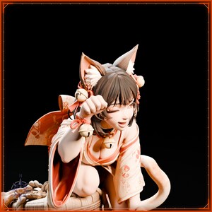 Nekomata STL file for 3D printing - fantasy statue, image 11 of 11