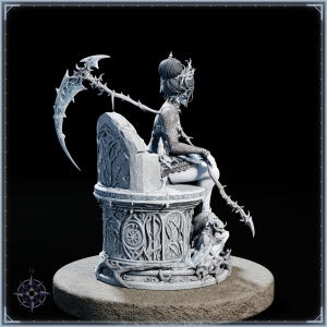 Frost Reaper STL file for 3D printing - fantasy statue, image 7 of 11