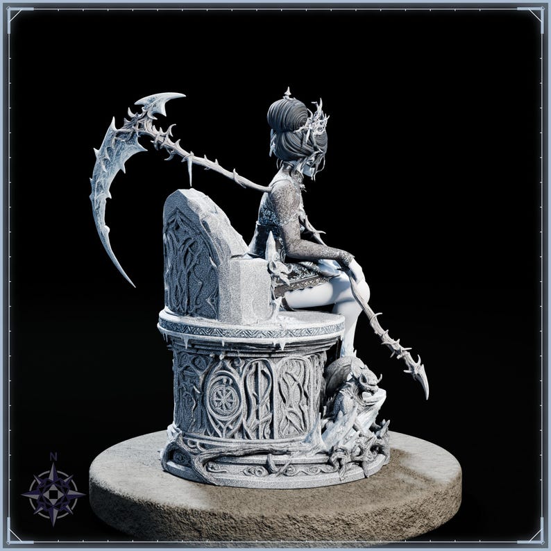 Frost Reaper STL file for 3D printing - fantasy statue, image 7 of 11