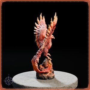 Phoenix Rising Statue STL file for 3D printing - fantasy statue, image 7 of 11