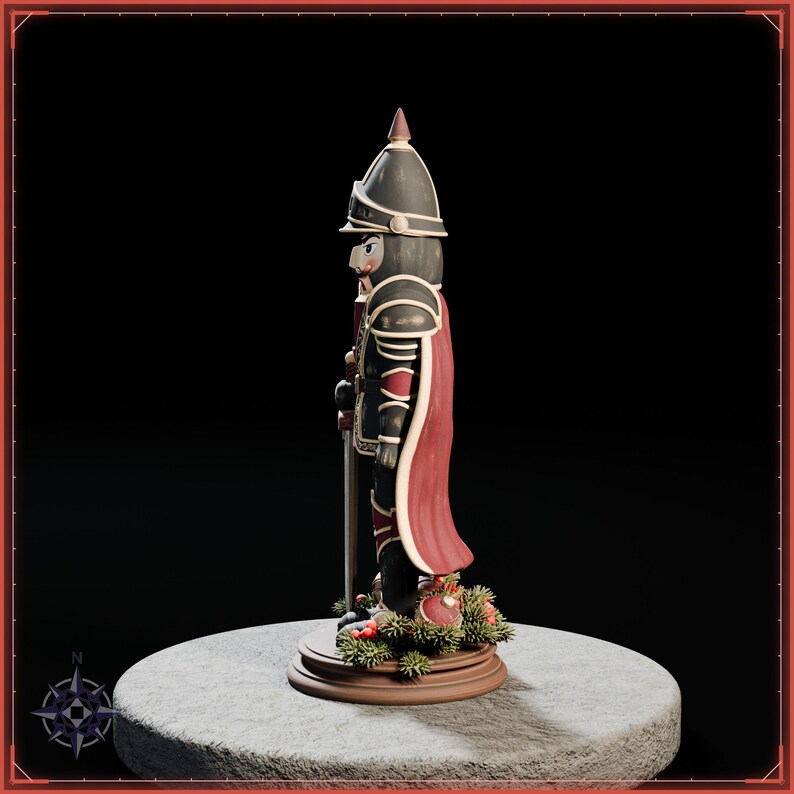 Nutcracker Knight STL file for 3D printing - fantasy statue, image 4 of 11