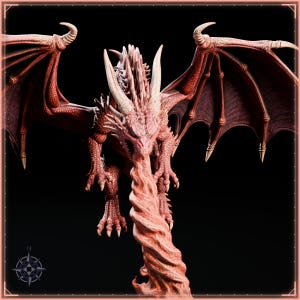 Dragon Trio STL bundle for 3D printing - fantasy statue, image 13 of 13