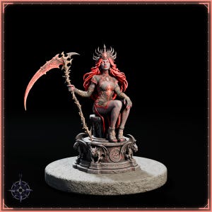 Ember Reaper STL file for 3D printing - fantasy statue, image 2 of 11