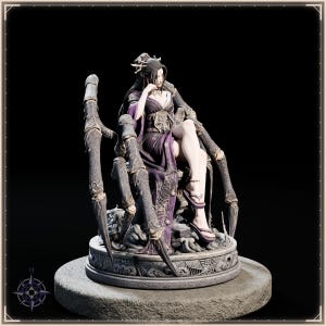 Jorogumo STL file for 3D printing - fantasy statue, image 8 of 11