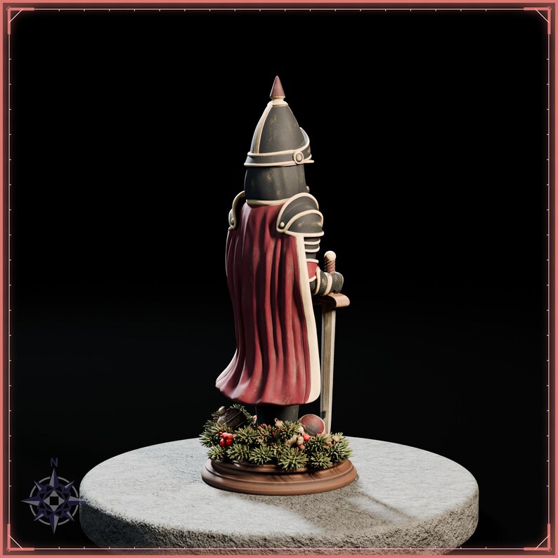 Nutcracker Knight STL file for 3D printing - fantasy statue, image 7 of 11