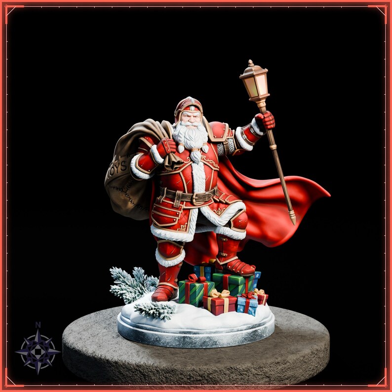 Christmas Collection STL bundle for 3D printing - fantasy statue, image 6 of 19