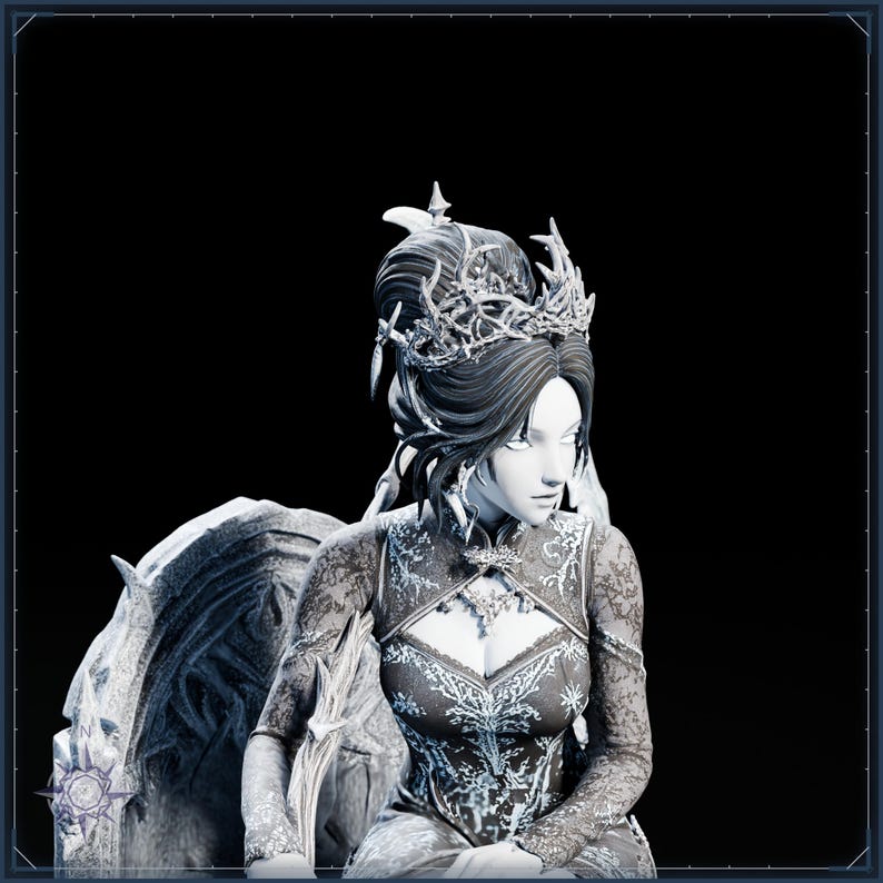 Frost Reaper STL file for 3D printing - fantasy statue, image 11 of 11