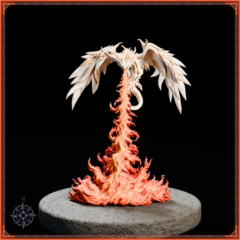 Dragon Trio STL bundle for 3D printing - fantasy statue, image 7 of 13