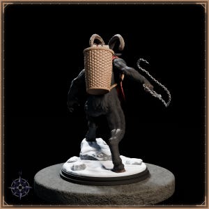 Krampus STL file for 3D printing - fantasy statue, image 6 of 11