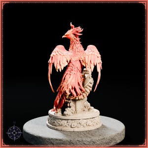 Vermilion Bird STL file for 3D printing - fantasy statue, image 5 of 11