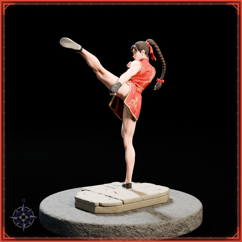 Dojo Master STL file for 3D printing - fantasy statue, image 5 of 11