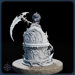 Frost Reaper STL file for 3D printing - fantasy statue, image 6 of 11
