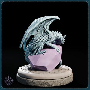Crystal Guardian STL file for 3D printing - fantasy statue, image 6 of 11