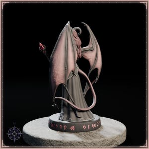Succubus Sorceress STL file for 3D printing - fantasy statue, image 5 of 11