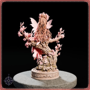 Spring Spirit STL file for 3D printing - fantasy statue, image 6 of 11