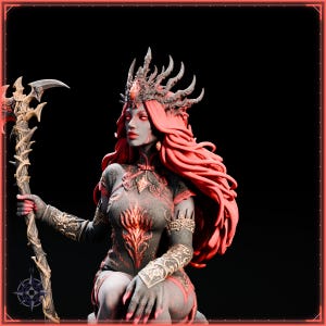 Ember Reaper STL file for 3D printing - fantasy statue, image 10 of 11