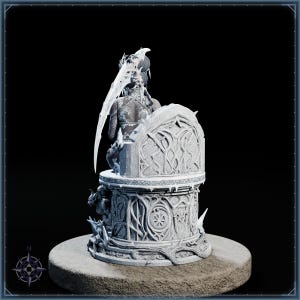 Frost Reaper STL file for 3D printing - fantasy statue, image 5 of 11