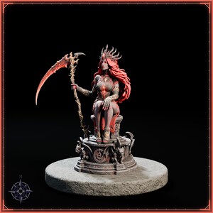 Ember Reaper STL file for 3D printing - fantasy statue, image 3 of 11