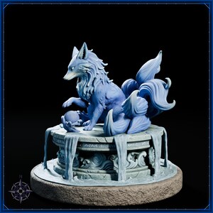 Kitsune STL bundle for 3D printing - fantasy statue, image 18 of 20
