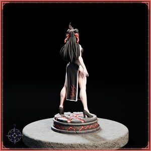 Dark Amaterasu STL file for 3D printing - fantasy statue, image 7 of 11