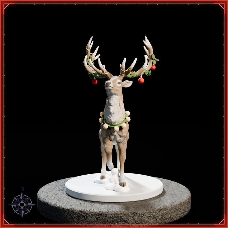 Christmas Collection STL bundle for 3D printing - fantasy statue, image 8 of 19