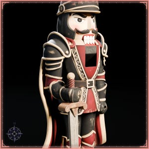 Nutcracker Knight STL file for 3D printing - fantasy statue, image 11 of 11