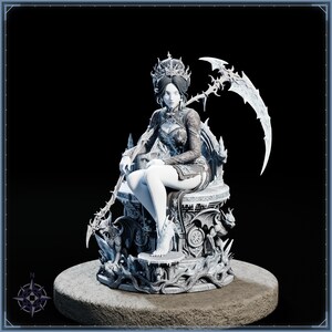 Frost Reaper STL file for 3D printing - fantasy statue, image 2 of 11