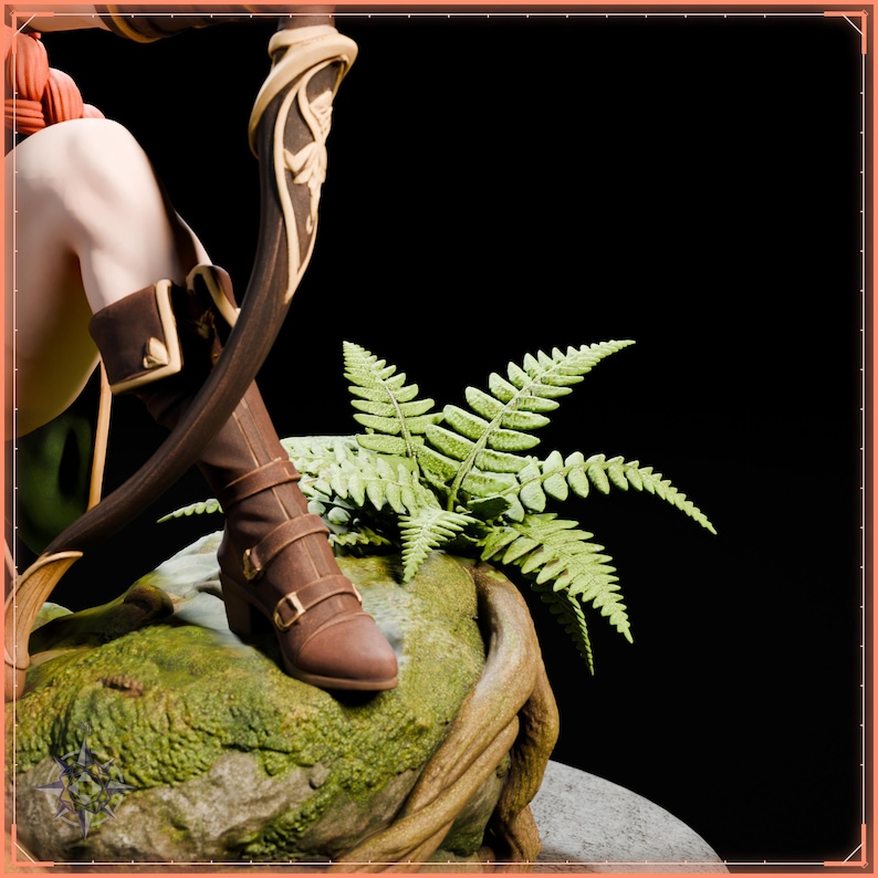 Ranger STL file for 3D printing - fantasy statue, image 9 of 11