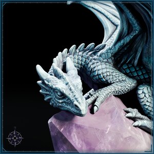 Crystal Guardian STL file for 3D printing - fantasy statue, image 9 of 11