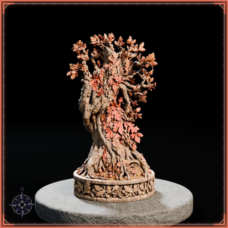 Autumn Spirit STL file for 3D printing - fantasy statue, image 6 of 11