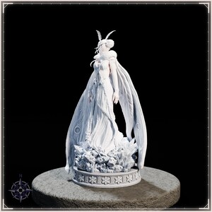 Winter Spirit STL file for 3D printing - fantasy statue, image 2 of 11