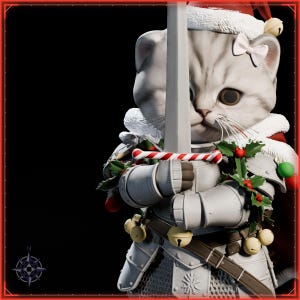 Christmas Collection STL bundle for 3D printing - fantasy statue, image 11 of 19
