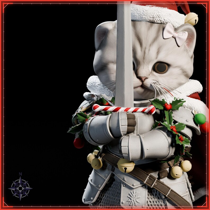Christmas Collection STL bundle for 3D printing - fantasy statue, image 11 of 19