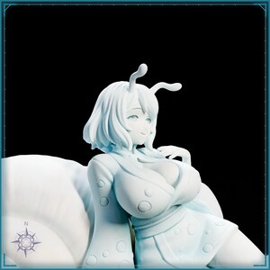 Bubble Snail Maiden STL file for 3D printing - folklore anime girl statue, image 11 of 11