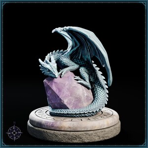 Crystal Guardian STL file for 3D printing - fantasy statue, image 2 of 11