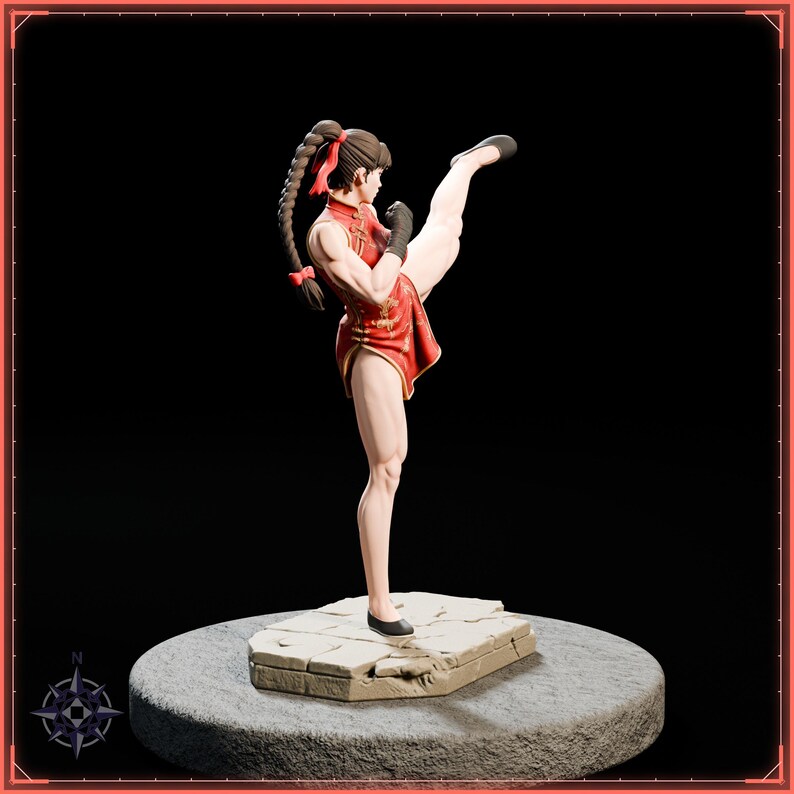 Dojo Master STL file for 3D printing - fantasy statue, image 8 of 11