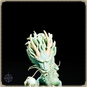 Azure Dragon STL file for 3D printing - fantasy statue, image 11 of 11
