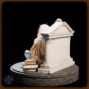 Cleric STL file for 3D printing - fantasy statue, image 5 of 11