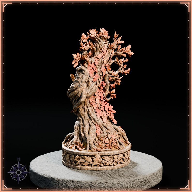 Autumn Spirit STL file for 3D printing - fantasy statue, image 5 of 11