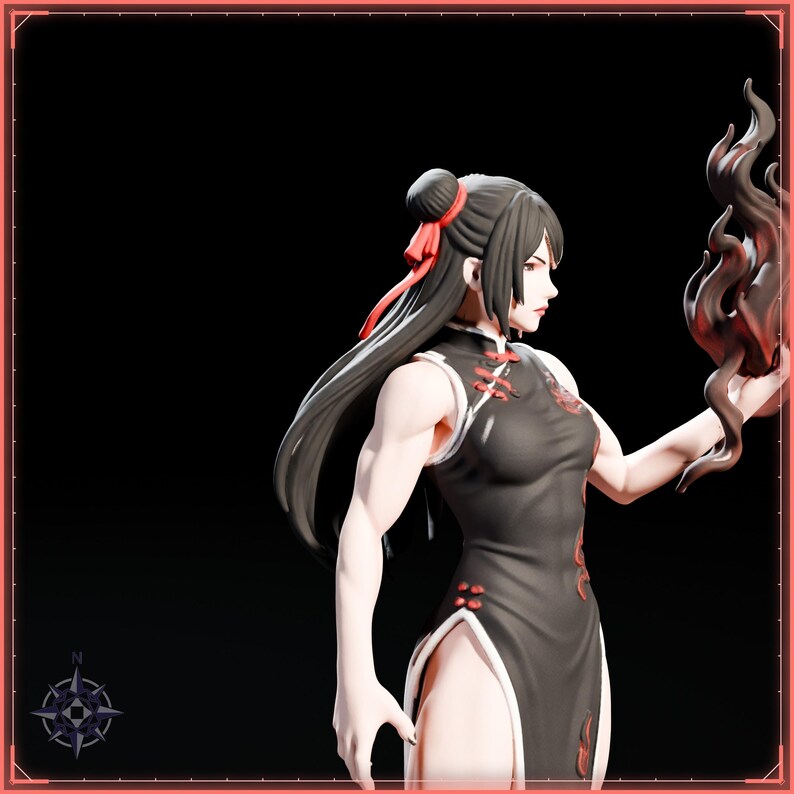 Dark Amaterasu STL file for 3D printing - fantasy statue, image 11 of 11