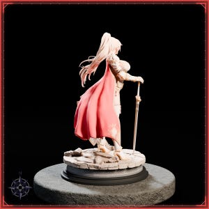Paladin STL file for 3D printing - fantasy statue, image 7 of 11