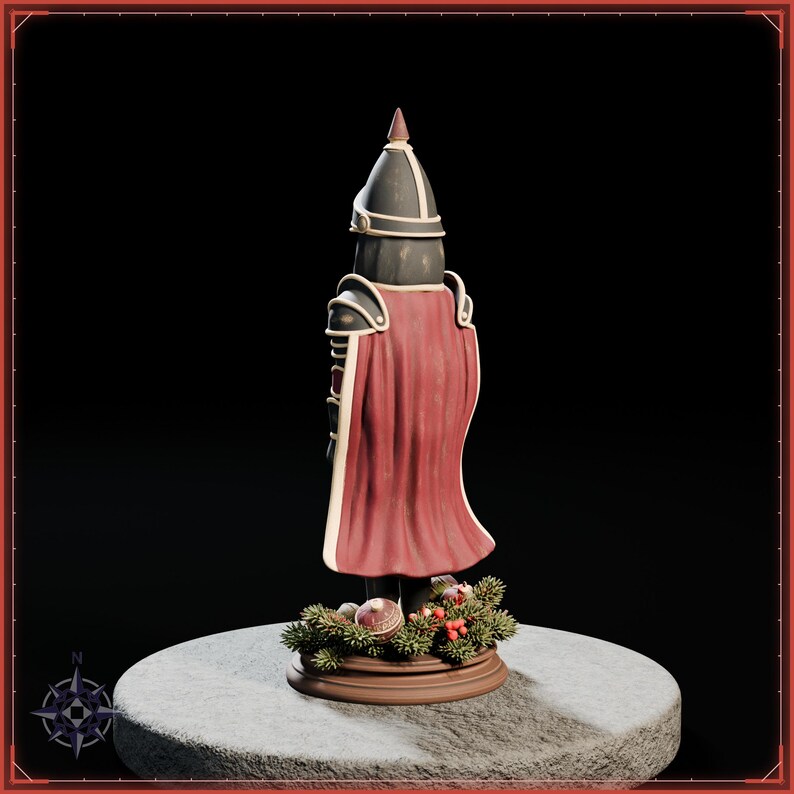 Nutcracker Knight STL file for 3D printing - fantasy statue, image 5 of 11