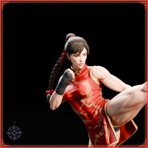 Dojo Master STL file for 3D printing - fantasy statue, image 10 of 11